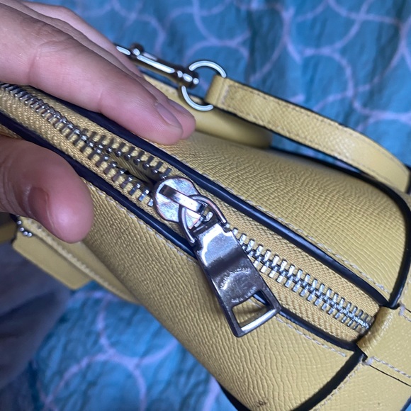 YELLOW COACH BAG - Picture 5 of 9